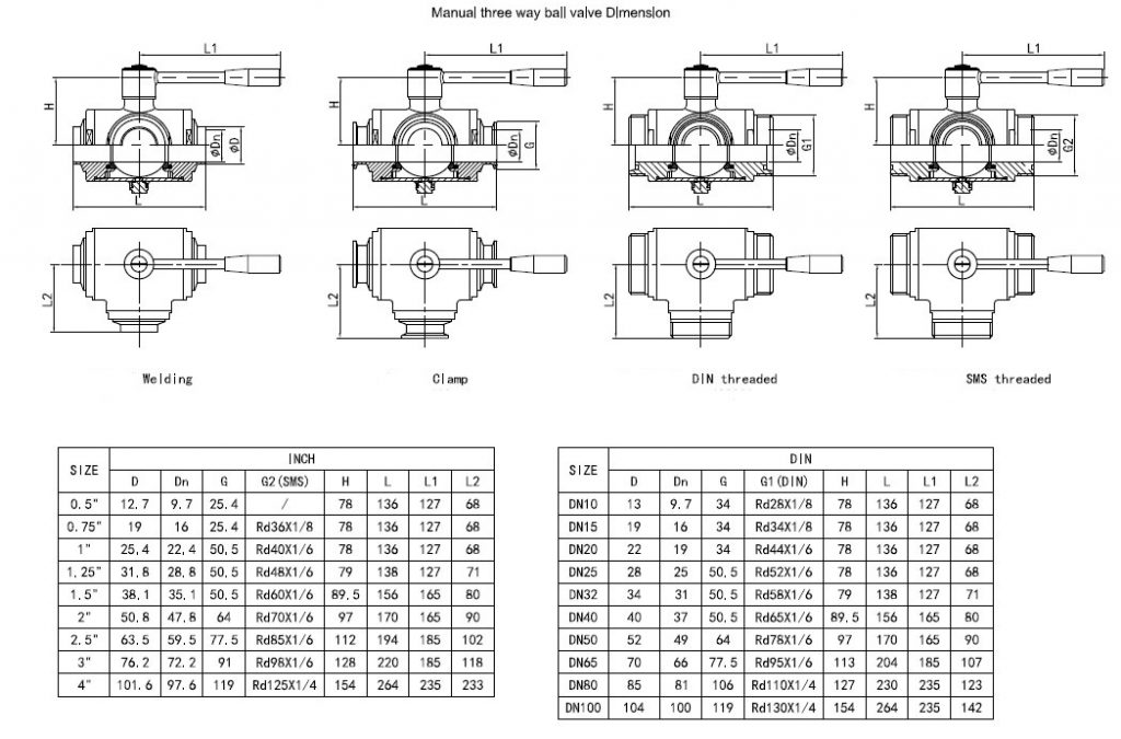 3 way ball valve