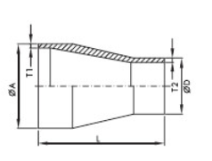 Automatic Tube Weld Concentric Reducer