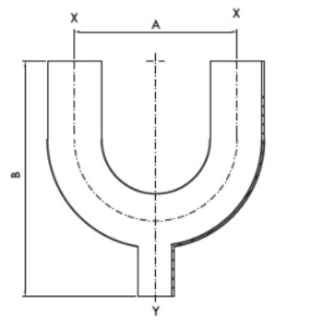 automatic tube weld 180 reducing tee