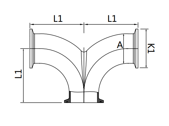 clamp double elbows