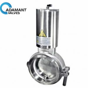 pneumatic powder butterfly valve