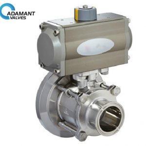 pneumatic tank bottom ball valve