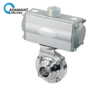 sanitary butterfly type ball valve