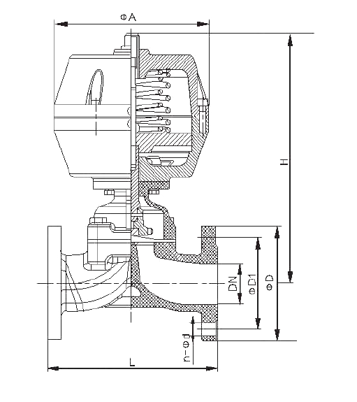 Pneumatic PPH Diaphragm Valve