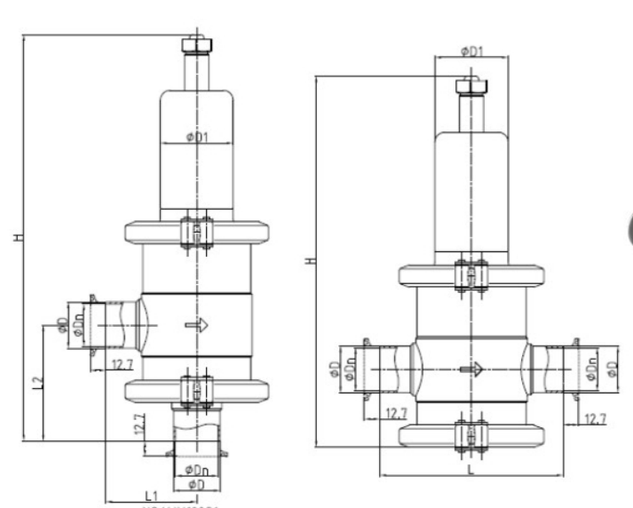 high purity pressure reducing valves