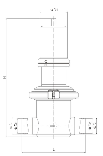 Sanitary S-Type Pressure Reducing Valve-2