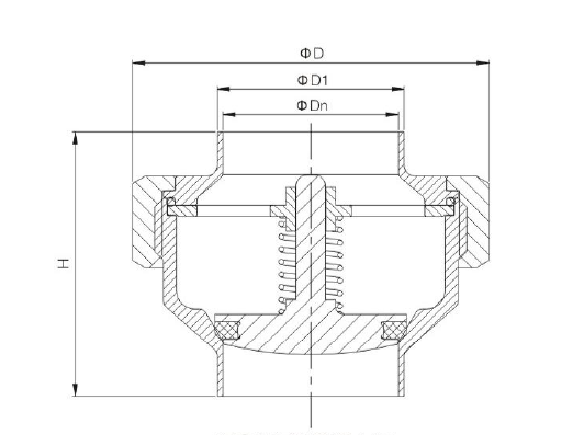 Sanitary Nut Check Valve