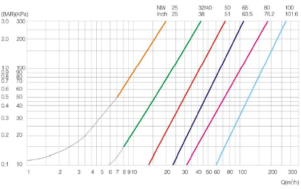 check valve curve