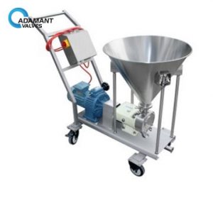 Rotor pump with Hopper