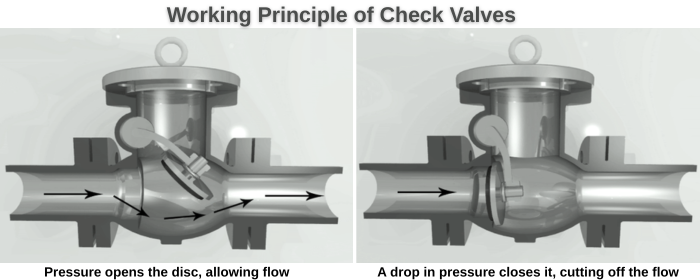 Working Principle of Check Valves