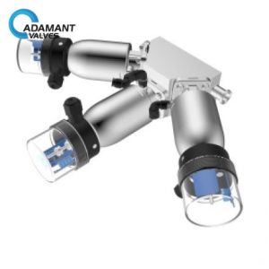 3-position 3-way Titanium Diaphragm Valve G0933.1