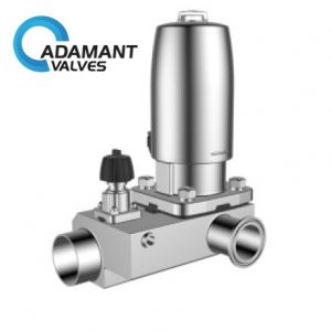 3-way Titanium Diaphragm Valve with sampling G0924.2