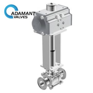 Sanitary Titanium High and Low Temperature Pneumatic Ball Valve