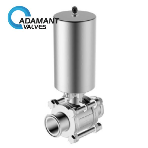Sanitary Titanium Pneumatic Ball Valve Sanitary Titanium Pneumatic Ball Valve