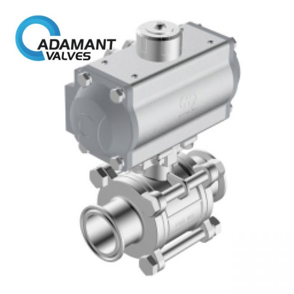 Sanitary Titanium Pneumatic Ball Valve Q8.3