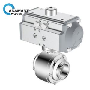 Sanitary Titanium Pneumatic Clamp Ball Valve