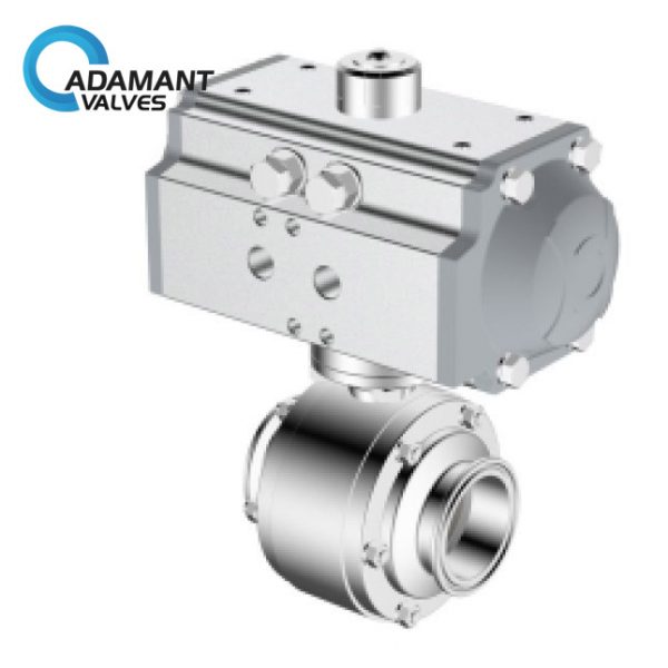 Sanitary Titanium Pneumatic Clamp Ball Valve