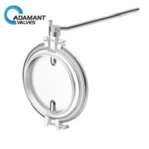 powder butterfly valve
