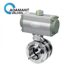 AV-1-S0416 Horizontal Pneumatic Butterfly Valve