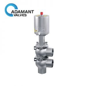 Pneumatic Divert Seat Valve With Steam Sterilization