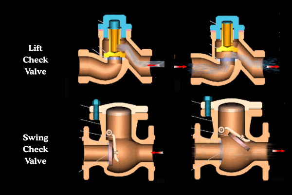 Lift Check valve and swing Check valve