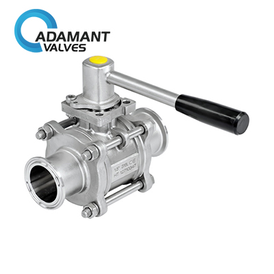 Three-Piece Sanitary Ball Valve