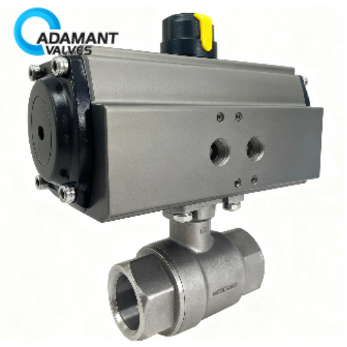 Stainless Ball Valves Air Actuated V-Port Stainless Ball Valves - Scotch Yoke (1-1/4 NPT)