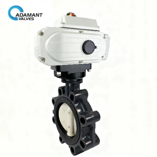 AV-1-S0693 Electric Actuated PVC Butterfly Valves 24 VDC - On/Off Version (10 inches)