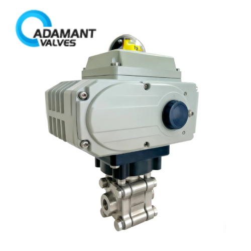 Electric Actuated High Pressure Stainless Ball Valves Electric Actuated High Pressure Stainless Ball Valves 110 VAC with EPS Positioner 4-20mA Input (3/8 NPT)